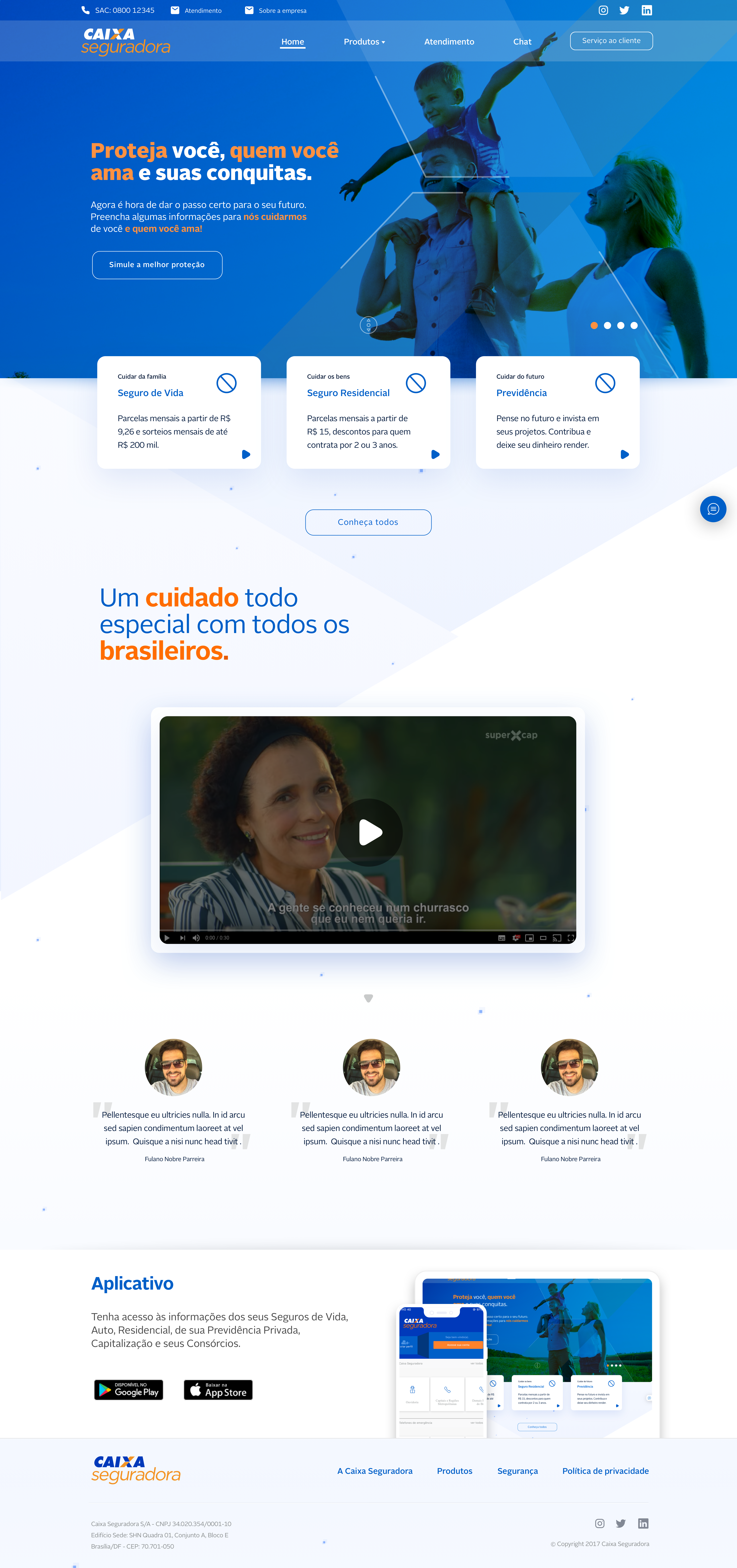 Caixa Seguradora (Web & Mobile)